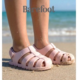 Sandalias barefoot simba rosa infantiles españolas antideslizantes