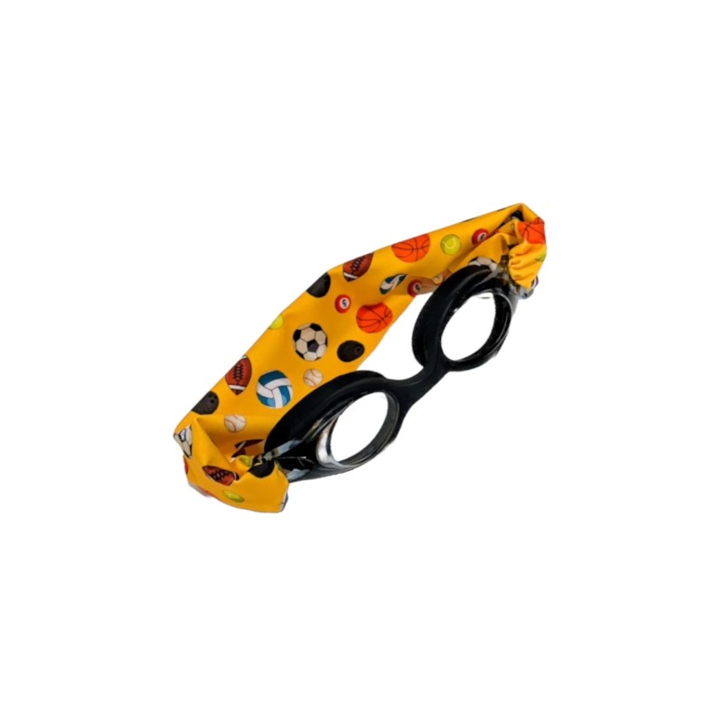 Gafas de Natación Infantiles Negras con Turbante Deportes Fun Water