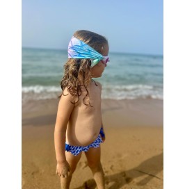 Gafas de Natación Infantiles Rosa con Turbante Sirena Fun Water