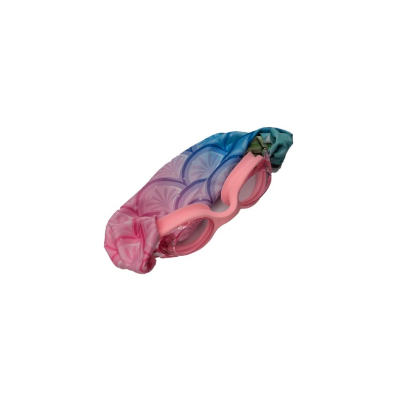 Gafas de Natación Infantiles Rosa con Turbante Sirena Fun Water