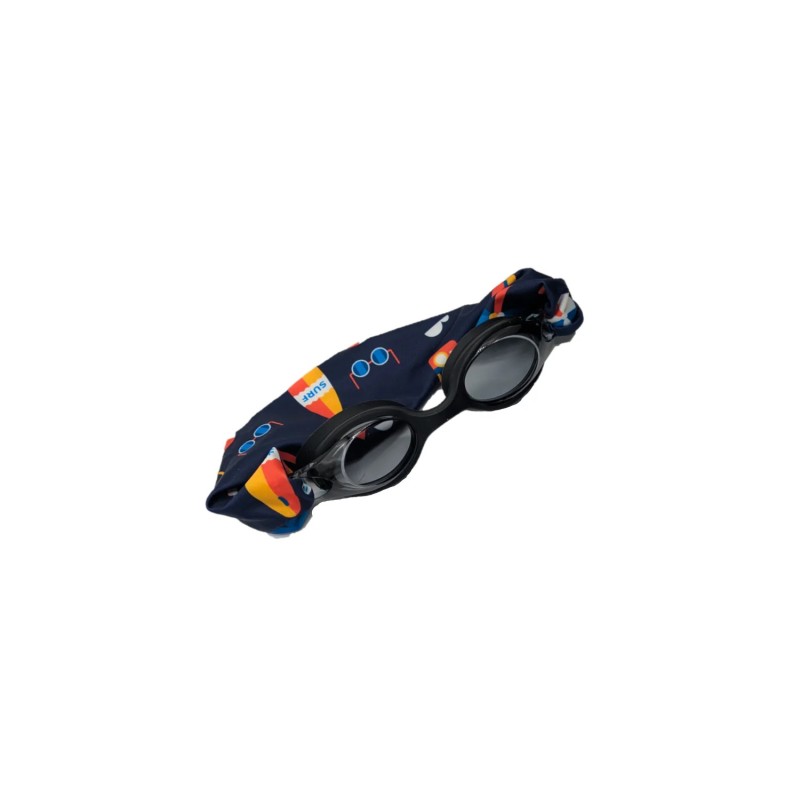 Gafas de Natación Infantiles Negro con Turbante Surf Fun Water Gafas de Natación Infantiles Negro con Turbante Surf Fun Water