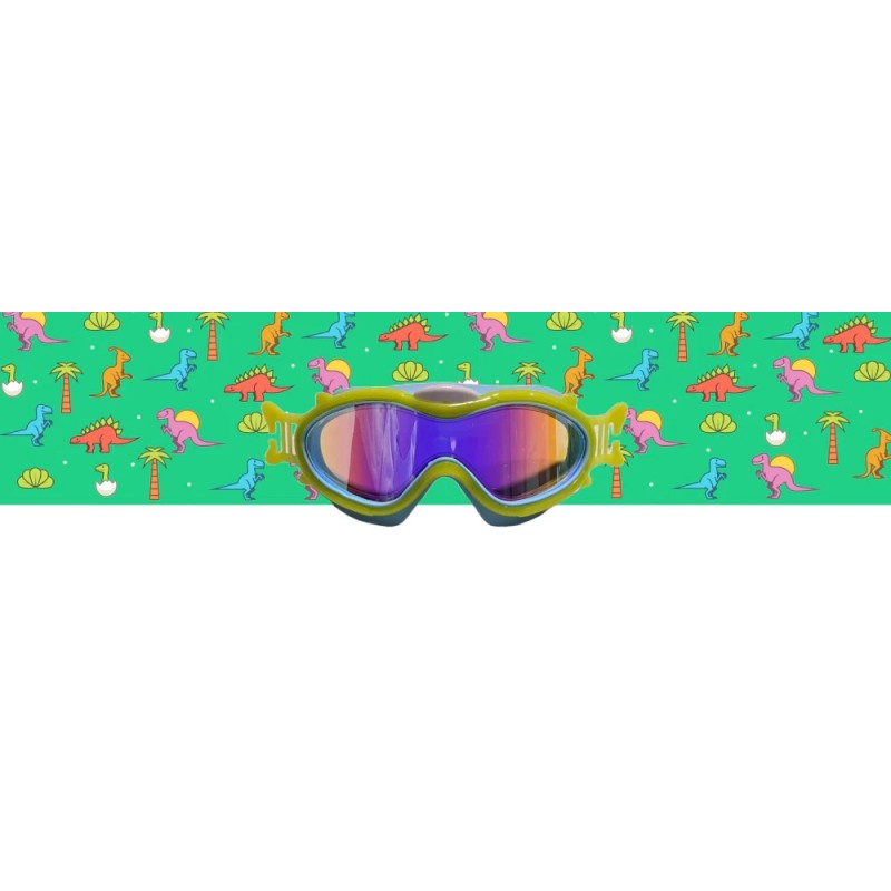 Gafas de Buceo Babymask Amarilla con Turbante de Dinos Fun Water Gafas de Buceo Babymask Amarilla con Turbante de Dinos Fun Water