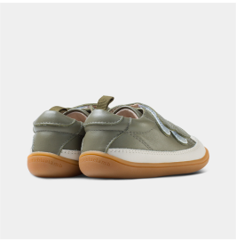 Zapatillas Respetuosas Bebé Deportivas Respetuosas Bobo kaki Piel Littlebluelamb
