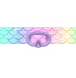 Gafas de Buceo Juniormask Rosa con Turbante de Sirena Fun Water