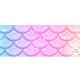 Gafas de Buceo Juniormask Rosa con Turbante de Sirena Fun Water
