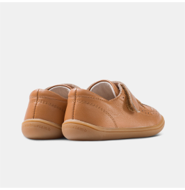 Zapatos Arreglados Respetuoso Brogue Marrón de Piel Littlebluelamb