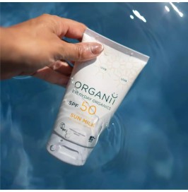 Leche Solar ORGANii SPF50 | Protector Solar Mineral Familiar