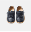 Zapatos Arreglados Respetuoso Brogue Negro de Piel Littlebluelamb