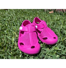 Sandalias Clogs Bebé Fucsia Todoterreno para niños