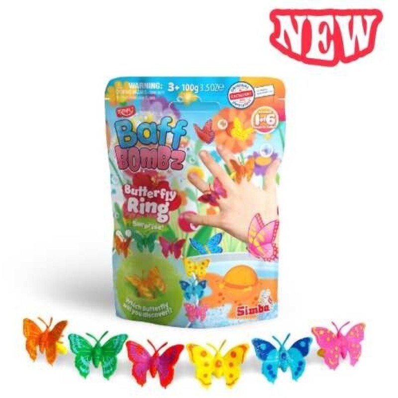 Bomba de Baño Sorpresa Mariposa 1x100gr Bomba de Baño Sorpresa Mariposa 1x100gr