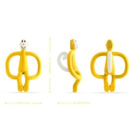 Mordedor Matchstick Monkey con Cola Amarillo