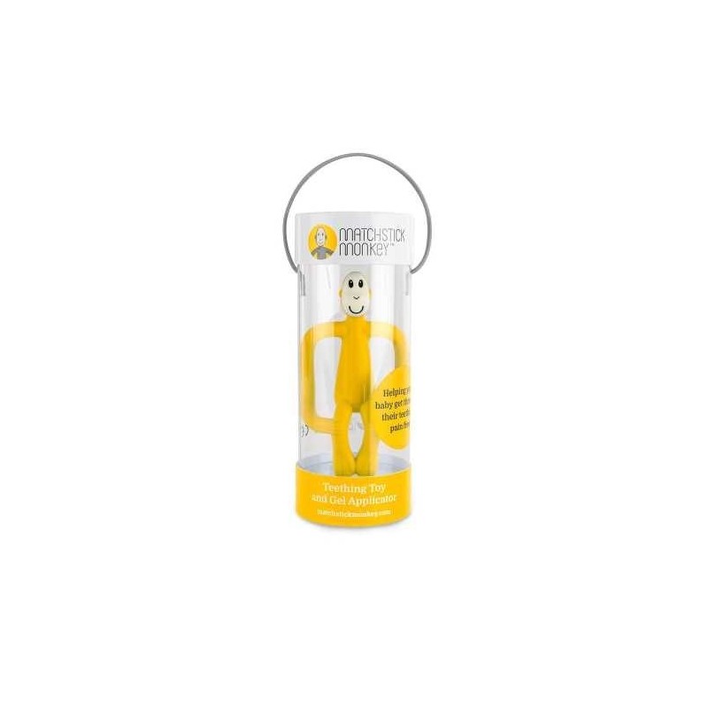 Mordedor Matchstick Monkey con Cola Amarillo