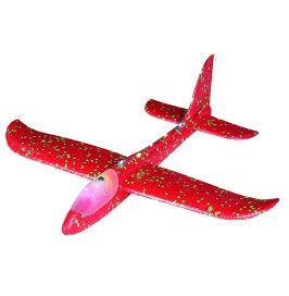 Avión Planeador con Luces LED | Gran Tamaño y Largo Alcance