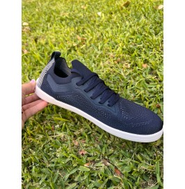 Zapatillas Deportivas Barefoot Tejido Azul marino