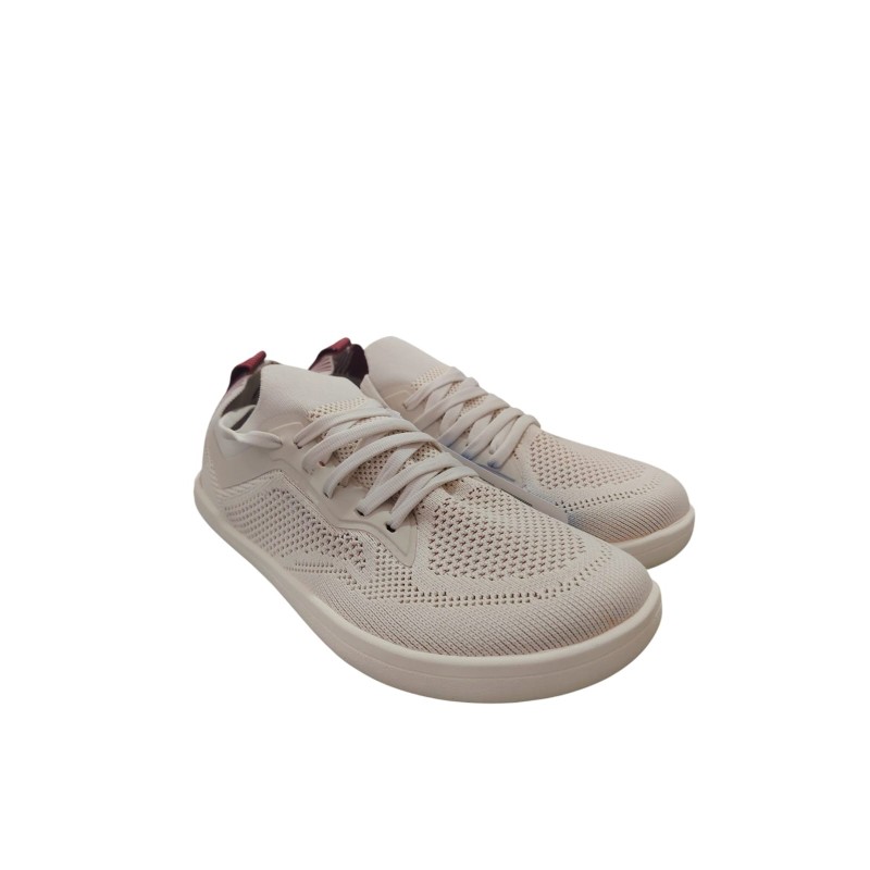 Zapatillas Deportivas Barefoot Tejido Beige