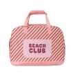 Bolso de Playa con Rejilla Stripes Bloom & Blush Bolso de Playa con Rejilla Stripes Bloom & Blush