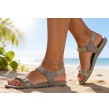 Sandalias respetuosas kaki de ZapaLapa