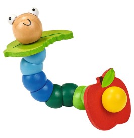 Orugas de Madera BICHOS | Juguete Flexible Infantil