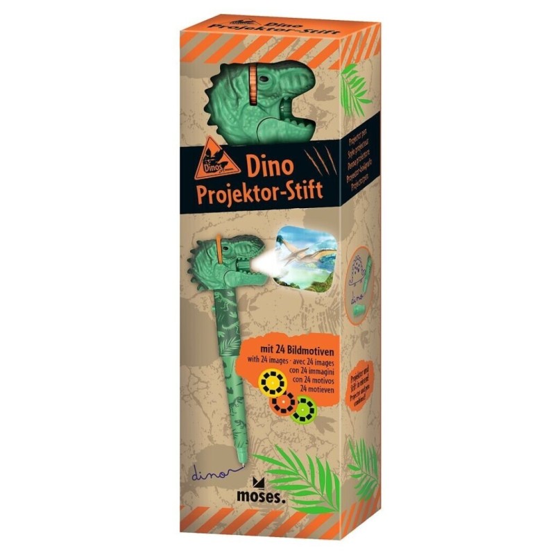 DINOS - Bolígrafo Proyector Dinosaurios Moses