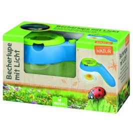 Recipiente con Lupa y Luz LED | Observación de Insectos para Niños