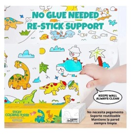 Papel Adhesivo para Colorear Jarmelo | Rollo Creativo Infantil