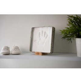 Caja Huella de Bebé Cuadrada - Jolis Cœurs Petit Artichaut