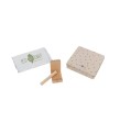Caja Huella de Bebé Cuadrada - Jolis Cœurs Petit Artichaut Caja Huella de Bebé Cuadrada - Jolis Cœurs Petit Artichaut