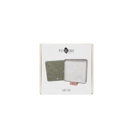 Caja de Bebé Cuadrada Olive Tree | Huellas de Manos y Pies