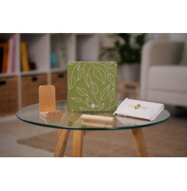 Caja de Bebé Cuadrada Olive Tree | Huellas de Manos y Pies