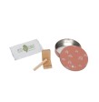 Caja Huella de Bebé Redonda Rainbow Terracotta Petit Artichaut