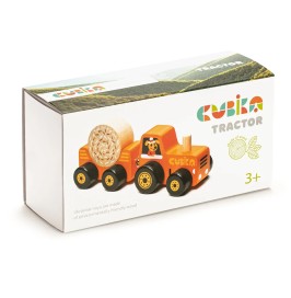 Tractor de Madera de Cubika
