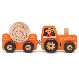 Tractor de Madera de Cubika