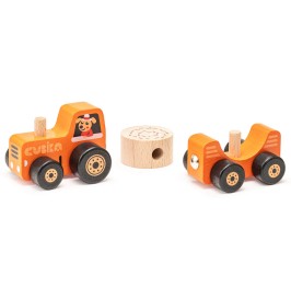 Tractor de Madera de Cubika