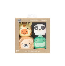 Dooballs Jungla | Set de 4 Pelotas Sensoriales para Bebés