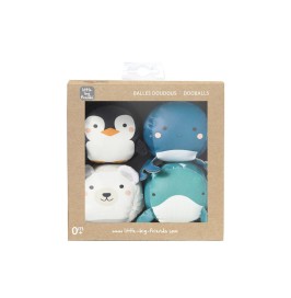 Dooballs Océano | Set de 4 Pelotas Sensoriales para Bebés