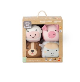 Dooballs Granja | Set de 4 Pelotas Sensoriales para Bebés