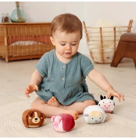 Dooballs Granja | Set de 4 Pelotas Sensoriales para Bebés