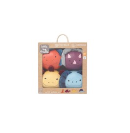 Dooballs Amigos Dinos | Set de 4 Pelotas Sensoriales para Bebés