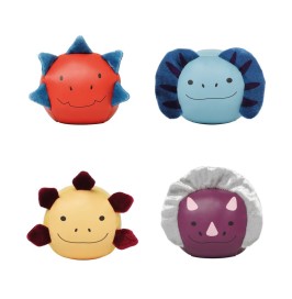 Dooballs Amigos Dinos – Set de 4 Pelotas Sensoriales para Bebés - Little Big Friends