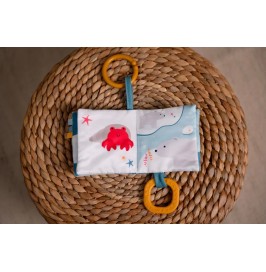 Libro Sensorial de Tela Océano para Bebés | Libro de Actividades