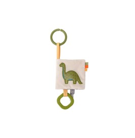 Libro Sensorial de Tela Amigos Dino para Bebés | Libro de Actividades