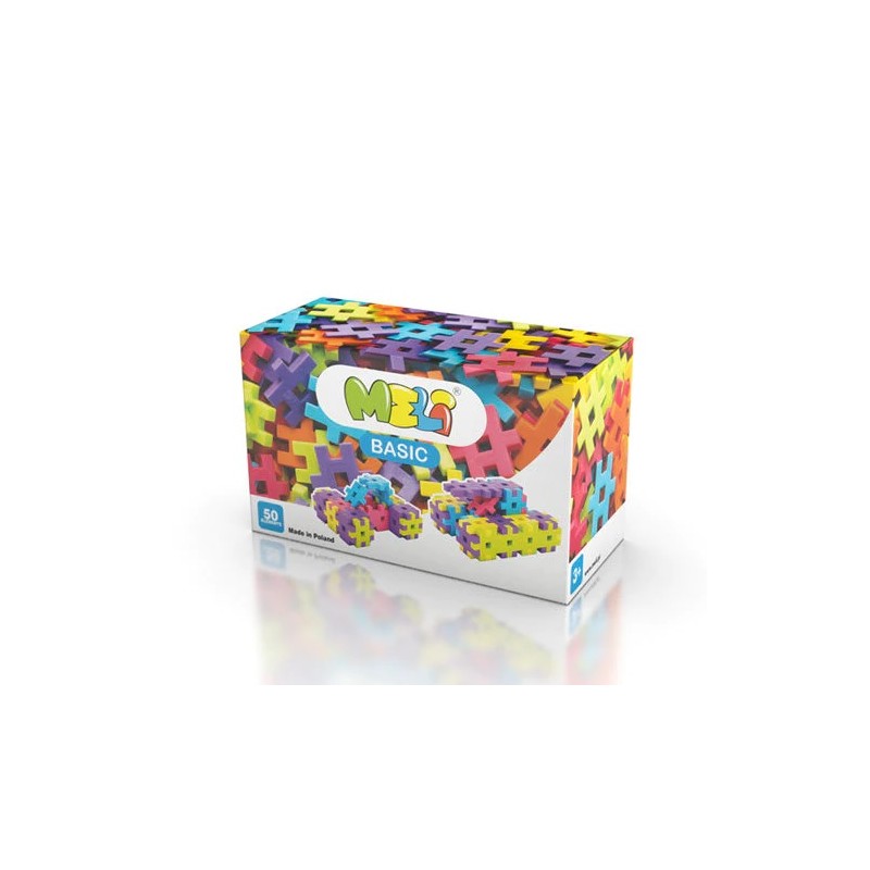 Bloques MELI Basic piezas de construcción 50 piezas Bloques MELI Basic piezas de construcción 50 piezas
