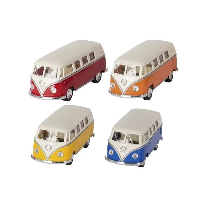 Volkswagen Classical Bus 1962 | Furgoneta Metálica con Retrofricción