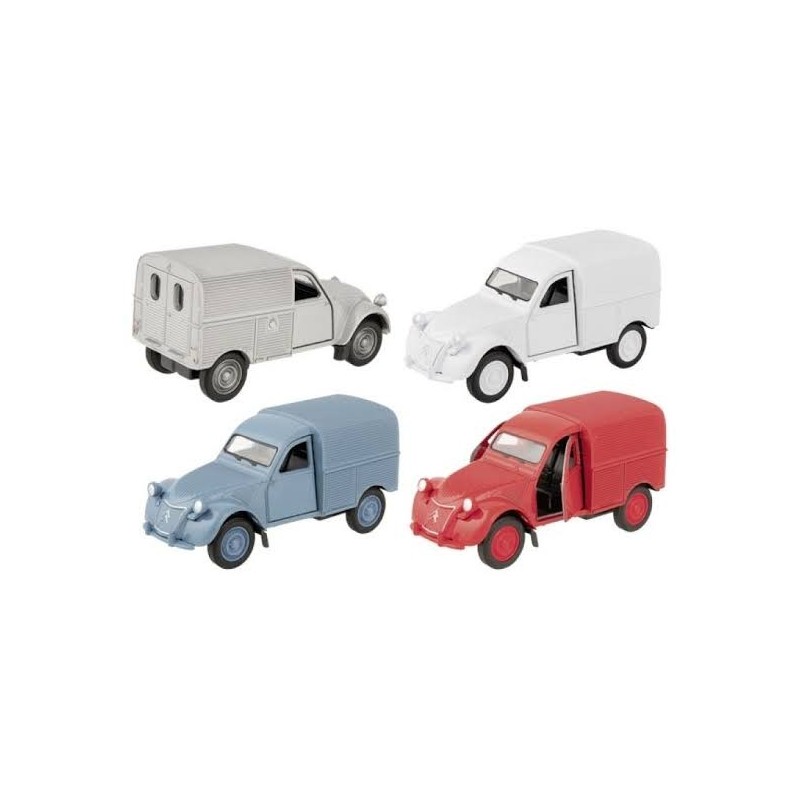 Citroën 2CV Fourgonnette| Furgoneta Metálica con Retrofricción