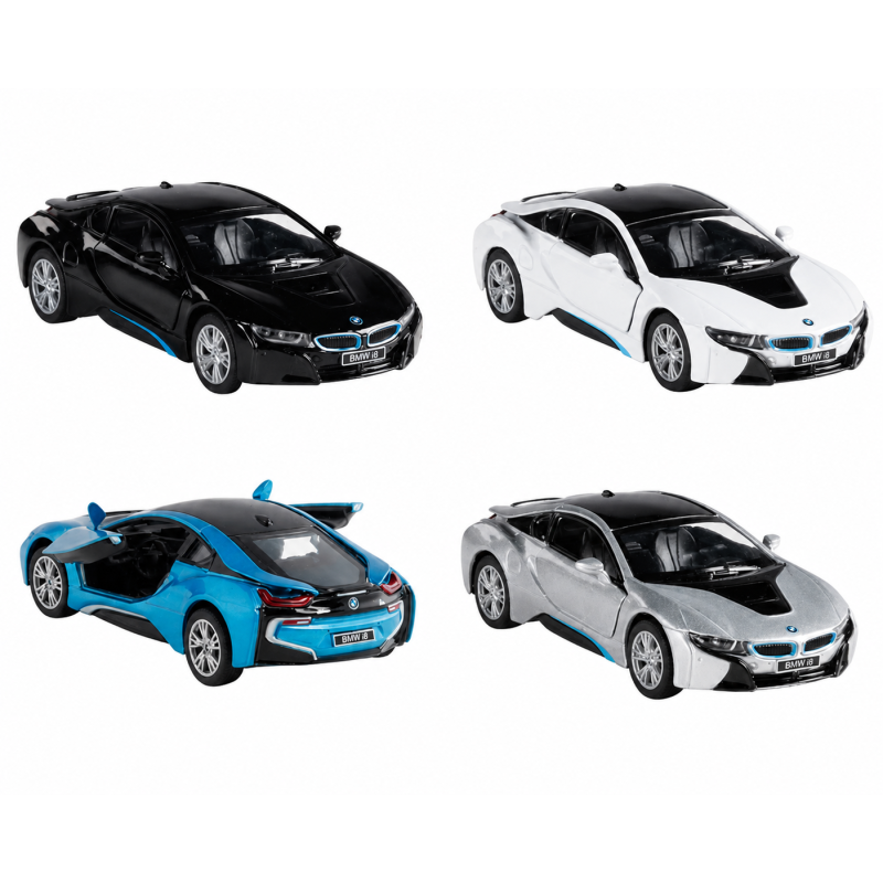 BMW i8| Coche Metálico con Retrofricción