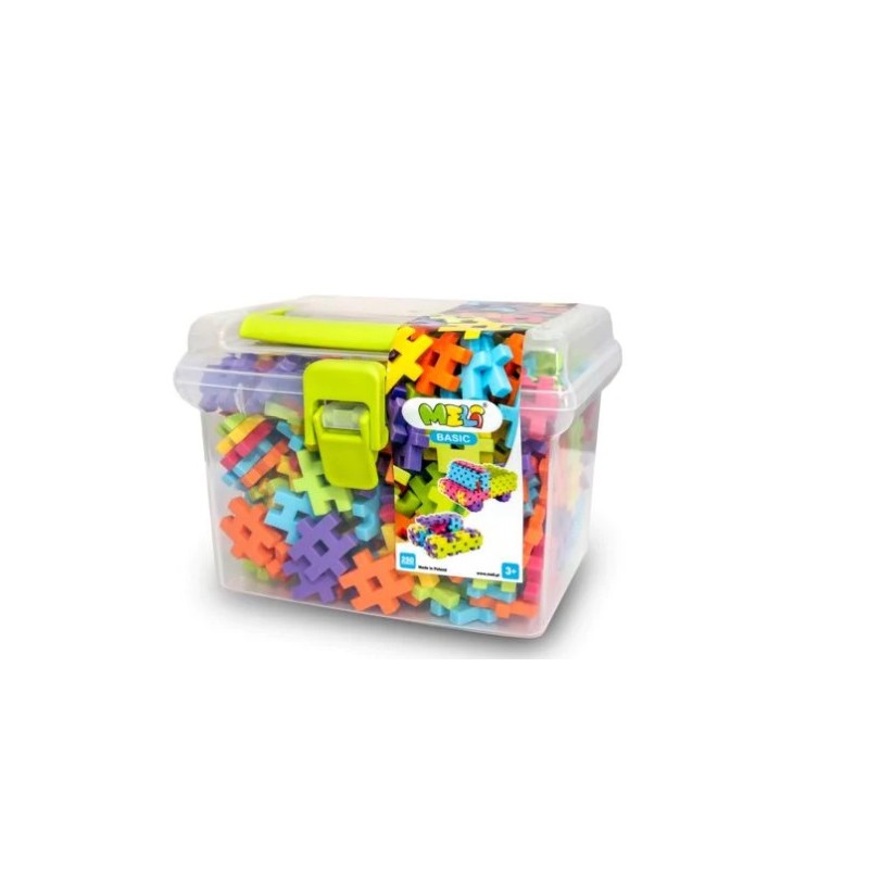 Bloques MELI Basic TRAVEL BOX Piezas de construcción 250 pcs