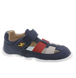 Zapatillas Abiertas Barefoot con Luces LED Azul Marino Beppi