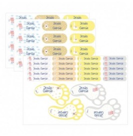 Etiqueta Multiusos Personalizable Modelo Oveja | 48 Uds.