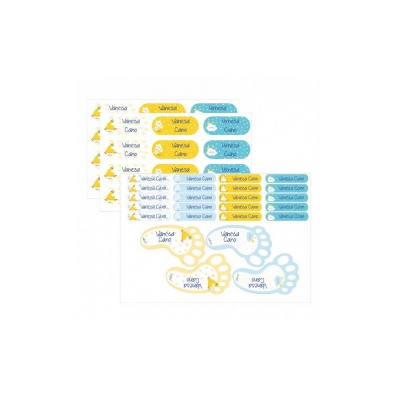 Etiqueta Multiusos Personalizable Modelo Llama