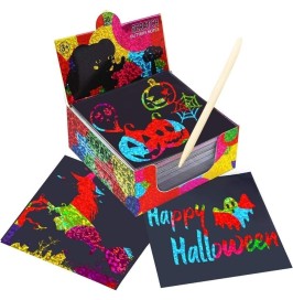 Set Notas Scratch Art Rainbow Holographic Jarmelo